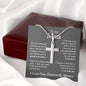 [Almost Sold Out] To My Man | Stainless Steel Cross Necklace