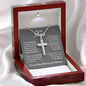 [Almost Sold Out] To My Man | Stainless Steel Cross Necklace