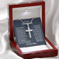 [Almost Sold Out] To My Husband | Stainless Steel Cross Necklace